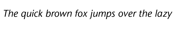 Preview of ITC Stone Sans Std Medium Italic