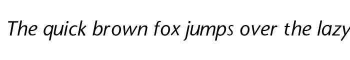 Preview of Stone Sans Medium Italic