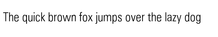 Preview of Zurich Light Condensed Regular